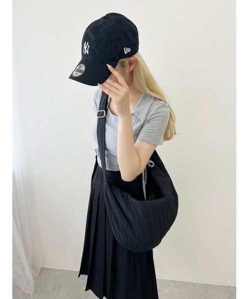 WC(ダブル シー)の「ダブルジップショルダー(ショルダーバッグ・レディース・ピンク/ブラック/アイボリー・FREE)」の11枚目の写真