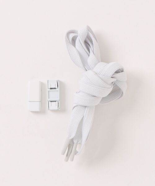 florist（フローリスト）の「【結ばない靴紐】マグネット式カラフルストレッチ0.8cm幅 靴ひも2本セット（1足分）（シューズ小物/雑貨・レディース・ピンク/ライトグレー/ホワイト/レッド/パープル/オレンジ/イエロー/ブラック/スカイブルー/ブルー/グリーン/ダークグレー・ONESIZE）」の14枚目の写真