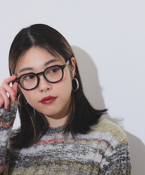 Ray BEAMS(レイビームス)の「noeyedia / メガネ "NE-447" オプティカル(メガネ・レディース・ブラック/その他・ONE SIZE)」の5枚目の写真
