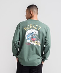 【Hurley/ハーレー】ヘビーウェイトロングTシャツ バックプリント M HW RIDE LS TEE