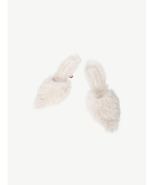 French poodle fur サンダル（サンダル）｜eimy istoire（エイミーイストワール）