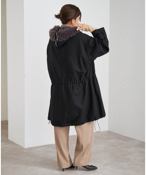 IENA（イエナ）の「ウーステッドフランネルモッズコート（モッズコート