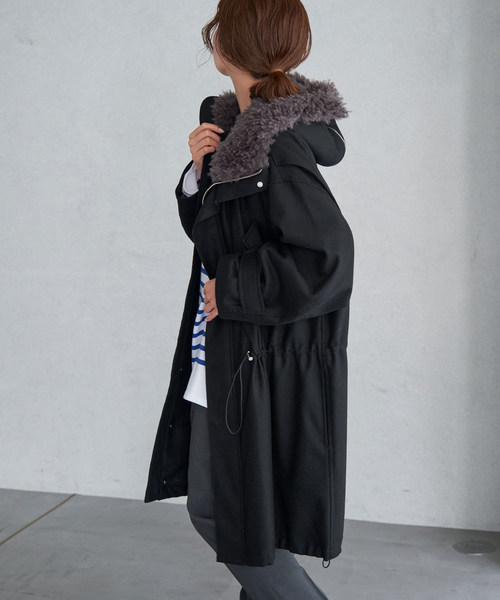 IENA（イエナ）の「ウーステッドフランネルモッズコート（モッズコート