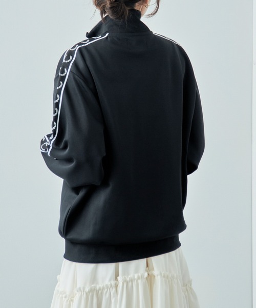 【上下セットアップ】FRED PERRY Track ジャケット / スカート Tape Detail Track Jacket(M 408：HUNTING GREEN): | FRED PERRY