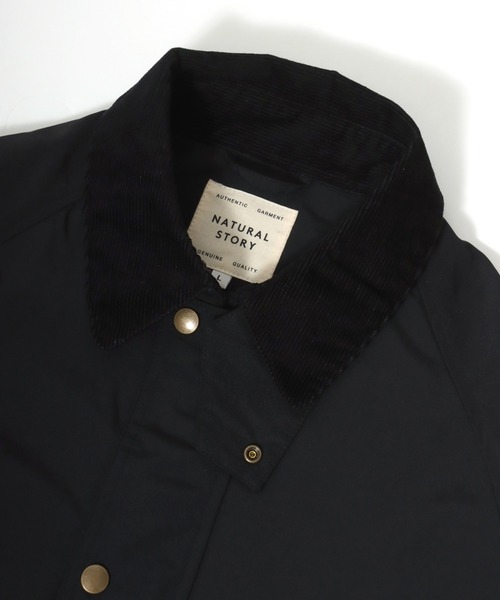 【セール】Hunting Jacket/オーバーサイズ 襟コーデュロイ ショート丈 ハンティングジャケット/ブルゾン/レディース メンズ（ブルゾン）｜Lazar（ラザル）