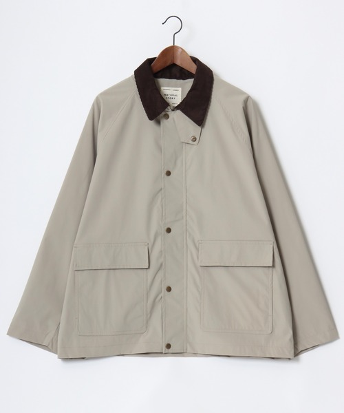 Lazar（ラザル）の「Hunting Jacket/オーバーサイズ 襟コーデュロイ ショート丈 ハンティングジャケット/ブルゾン/レディース メンズ（ブルゾン・メンズ・ブラック/カーキ/ブラック系その他/グリーン系その他/アイボリー・M/L/LL）」の6枚目の写真