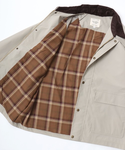 Lazar（ラザル）の「Hunting Jacket/オーバーサイズ 襟コーデュロイ ショート丈 ハンティングジャケット/ブルゾン/レディース メンズ（ブルゾン・メンズ・ブラック/カーキ/ブラック系その他/グリーン系その他/アイボリー・M/L/LL）」の21枚目の写真