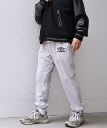 【SHIPS any別注】UMBRO: 90s ロゴ スウェット イージー パンツ(セットアップ対応)◇