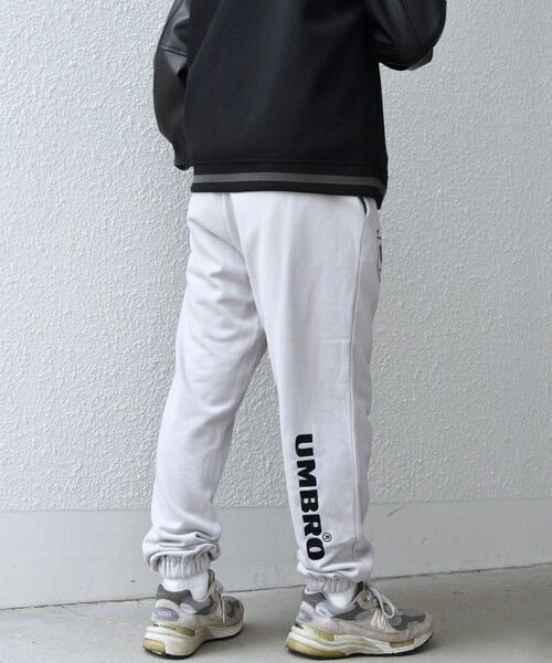 UMBRO アンブロ スエット 灰色 90s UMBRO - アンブロ スウェットトレーナー ビッグロゴ グレー L