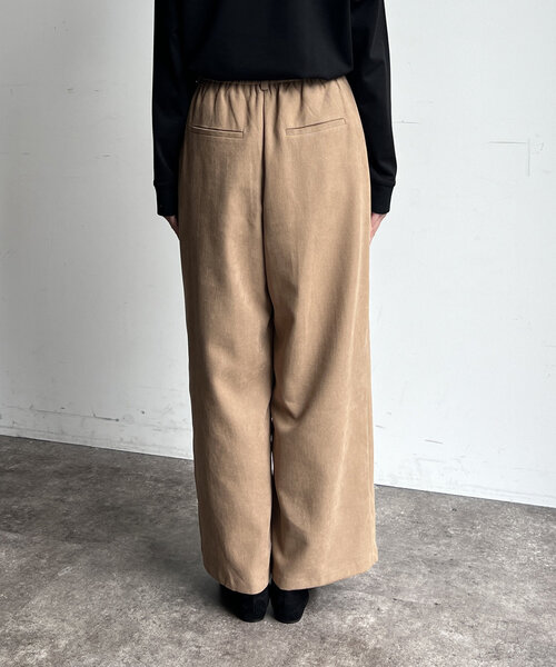 Chez toi（シェトワ）の「タックワイドパンツ（その他パンツ・レディース・アイボリー/ブラック/ベージュ・FREE）」の21枚目の写真