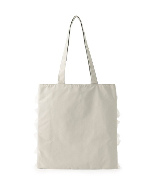 SHOO・LA・RUE（シューラルー）の「◆大人もときめく チュールトートバッグ（トートバッグ・レディース・グレー/ブラック/ダークグレー・00）」の7枚目の写真