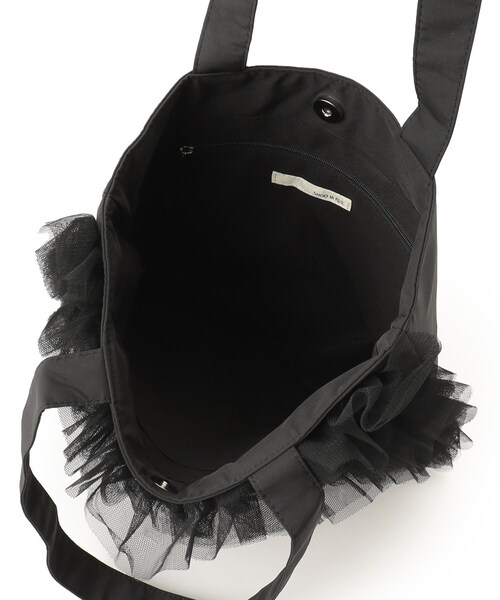 SHOO・LA・RUE（シューラルー）の「◆大人もときめく チュールトートバッグ（トートバッグ・レディース・グレー/ブラック/ダークグレー・00）」の10枚目の写真