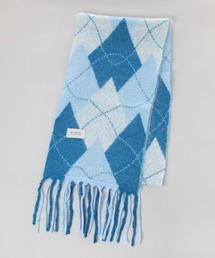 BLAYMORE（ブレイモア）の「【BLAYMORE】 Blaze Argyle Big Muffler / アーガイル柄 モヘアマフラー（マフラー）」