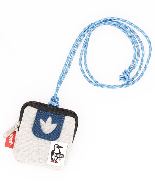 FREAK'S STORE(フリークスストア)の「限定展開 CHUMS/チャムス グラッシーズフックコインケーススウェットナイロン / Glasses Hook Coin Case Sweat Nylon / CH60-3650(ショルダーバッグ・メンズ・グレー/その他9/ブラック/サックスブルー/その他15/ネイビー/カモフラージュ・フリ-)」の2枚目の写真