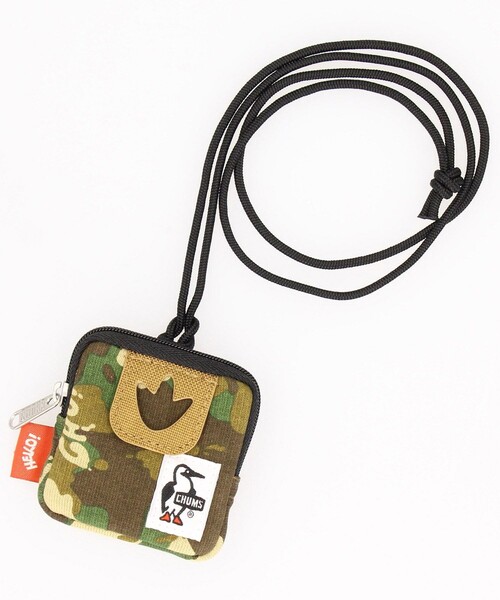 FREAK'S STORE(フリークスストア)の「限定展開 CHUMS/チャムス グラッシーズフックコインケーススウェットナイロン / Glasses Hook Coin Case Sweat Nylon / CH60-3650(ショルダーバッグ・メンズ・グレー/その他9/ブラック/サックスブルー/その他15/ネイビー/カモフラージュ・フリ-)」の5枚目の写真