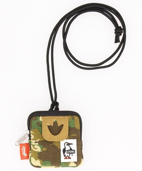 FREAK'S STORE(フリークスストア)の「限定展開 CHUMS/チャムス グラッシーズフックコインケーススウェットナイロン / Glasses Hook Coin Case Sweat Nylon / CH60-3650(ショルダーバッグ・メンズ・グレー/その他9/ブラック/サックスブルー/その他15/ネイビー/カモフラージュ・フリ-)」の8枚目の写真