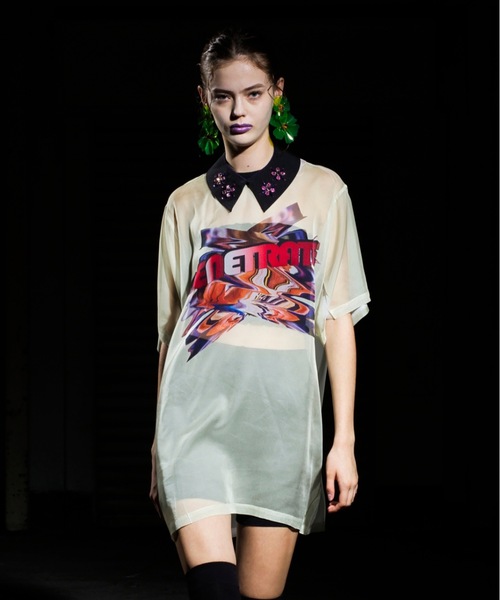 NON TOKYO（ノントーキョー）の「DIRECT PRINT SHEER T-SHIRT（T