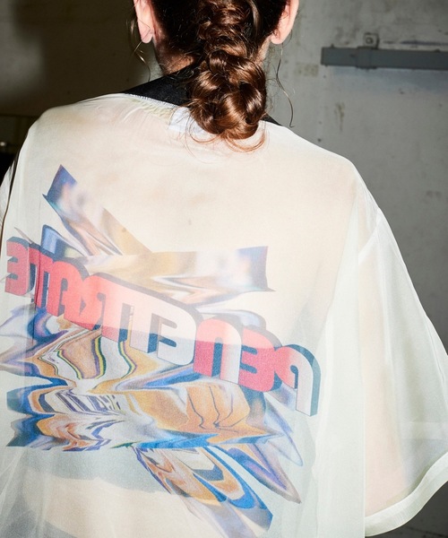 NON TOKYO（ノントーキョー）の「DIRECT PRINT SHEER T-SHIRT（T