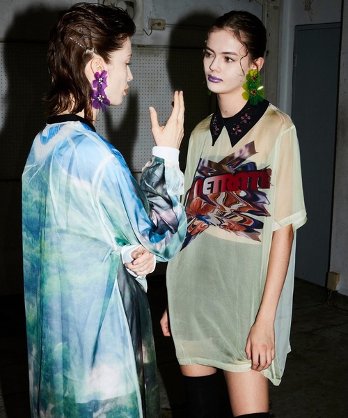 NON TOKYO（ノントーキョー）の「DIRECT PRINT SHEER T-SHIRT（T