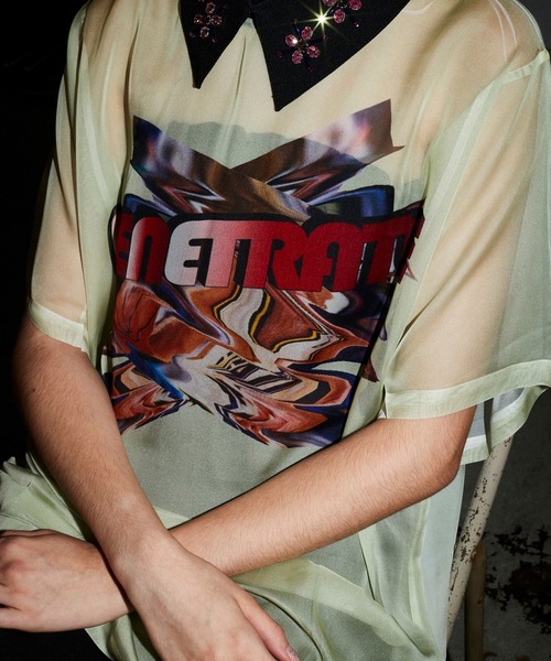 NONTOKYO ノントーキョー sheer print t-shirts NONTOKYO ノントーキョー sheer print t-shirts NON TOKYO