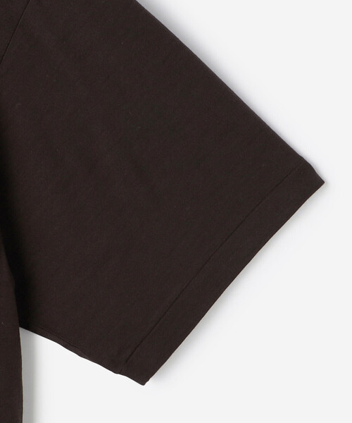 Kaptain Sunshine（キャプテン サンシャイン）の「KAPTAIN SUNSHINE | メリノ天竺 半袖Tシャツ MEN（Tシャツ/カットソー・メンズ・ダークネイビー/ブラウン・40/36/38）」の6枚目の写真