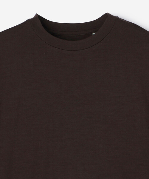 Kaptain Sunshine（キャプテン サンシャイン）の「KAPTAIN SUNSHINE | メリノ天竺 半袖Tシャツ MEN（Tシャツ/カットソー・メンズ・ダークネイビー/ブラウン・40/36/38）」の5枚目の写真