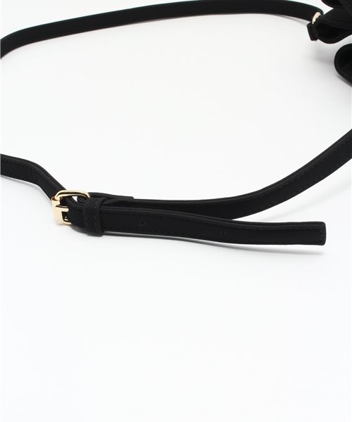 Chico（チコ）の「タッセル巾着型ショルダーバック（ショルダーバッグ・レディース・ブラック/ベージュ・FREE）」の16枚目の写真