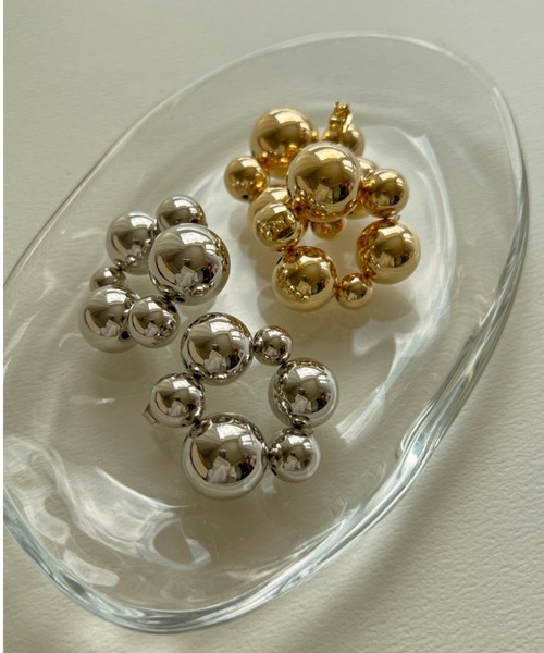 Bijou R.I. バブルピアス セール】メタルバブル ピアス (両耳用)（ピアス（両耳用