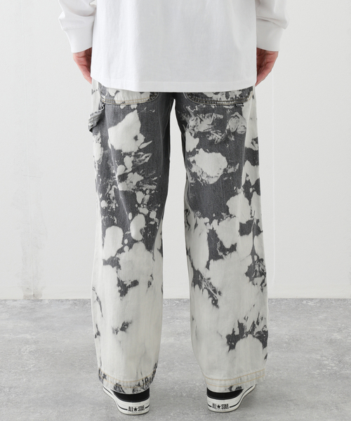 COMMON EDUCATION（コモンエデュケーション）の「COMMON EDUCATION/コモンエジュケーション Bleached Double Knee（デニムパンツ・メンズ・ブラック・MEDIUM/LARGE）」の10枚目の写真