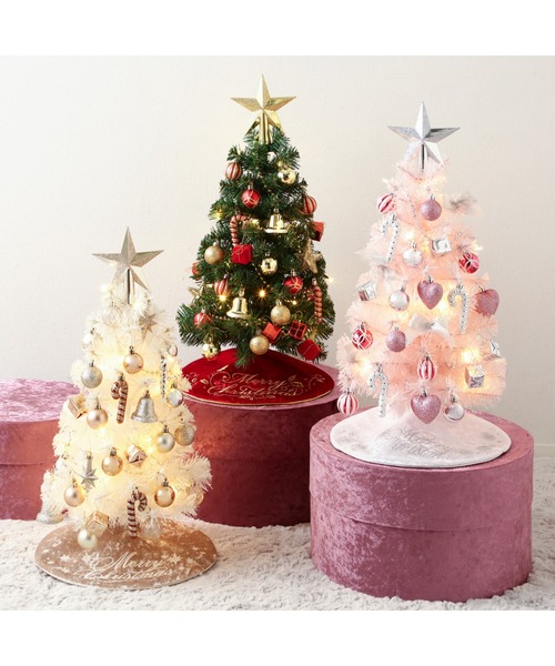 Francfranc クリスマスツリー ピンク 150cm Francfranc クリスマス
