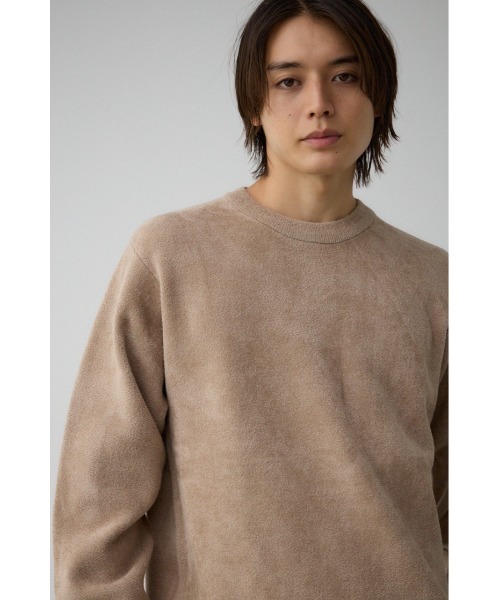 AZUL by moussy（アズールバイマウジー）の「ダブルフェイスモールニット（ニット/セーター・メンズ・ブラック/ベージュ/ダークブルー・MEDIUM/LARGE）」の4枚目の写真