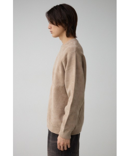 AZUL by moussy（アズールバイマウジー）の「ダブルフェイスモールニット（ニット/セーター・メンズ・ブラック/ベージュ/ダークブルー・MEDIUM/LARGE）」の8枚目の写真