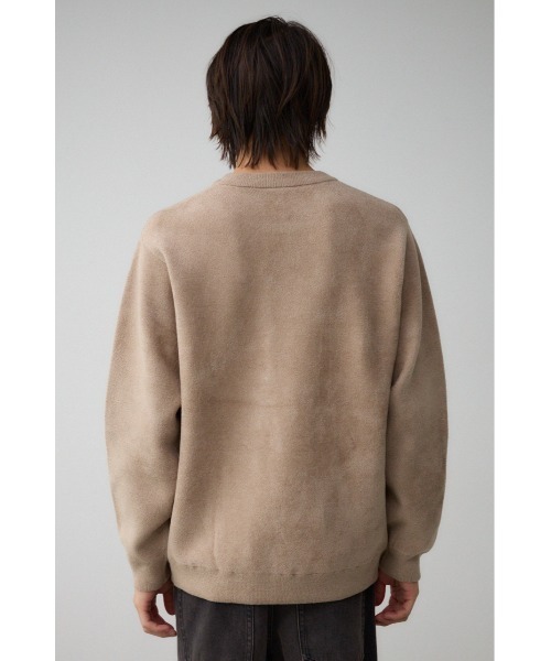 AZUL by moussy（アズールバイマウジー）の「ダブルフェイスモールニット（ニット/セーター・メンズ・ブラック/ベージュ/ダークブルー・MEDIUM/LARGE）」の9枚目の写真