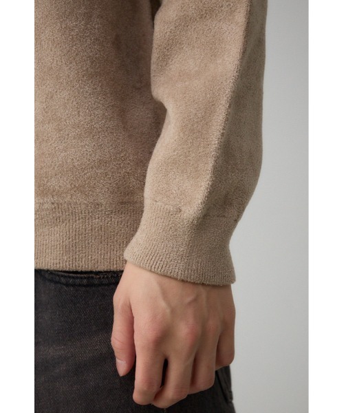 AZUL by moussy（アズールバイマウジー）の「ダブルフェイスモールニット（ニット/セーター・メンズ・ブラック/ベージュ/ダークブルー・MEDIUM/LARGE）」の12枚目の写真