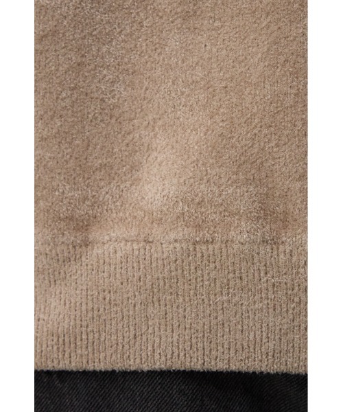 AZUL by moussy（アズールバイマウジー）の「ダブルフェイスモールニット（ニット/セーター・メンズ・ブラック/ベージュ/ダークブルー・MEDIUM/LARGE）」の14枚目の写真