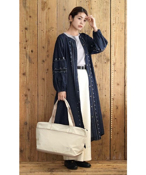 anello(アネロ)の「GUIDE 拡張 トートバッグ(トートバッグ・レディース・ライトグレー/ネイビー/スモークピンク/オリーブ/ライトベージュ/ブラック・-)」の14枚目の写真