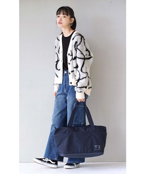 anello(アネロ)の「GUIDE 拡張 トートバッグ(トートバッグ・レディース・ライトグレー/ネイビー/スモークピンク/オリーブ/ライトベージュ/ブラック・-)」の16枚目の写真