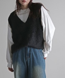 COURO | バルキーフェザーニットベスト(ベスト)