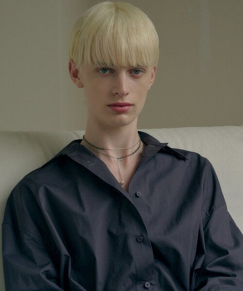 and cloud（アンドクラウド）の「Pearl Long Necklace（ネックレス・レディース・シルバー/ブラック系その他・FREE）」の7枚目の写真