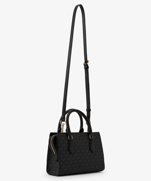 MICHAEL KORS(マイケルコース)の「SHEILA センタージップ サッチェル スモール - MKシグネチャー(ハンドバッグ・レディース・ブラック・FREE)」の6枚目の写真