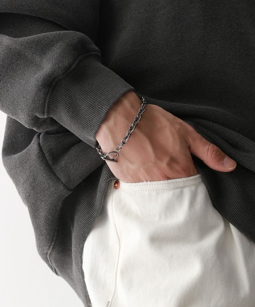 RAGEBLUE（レイジブルー）の「ステンレスアソートチェーンブレスレット（ブレスレット・メンズ・ホワイト/グレー/グレー系その他/その他1/その他4/オフホワイト/その他13/その他5/その他14/その他6・FREE）」の20枚目の写真