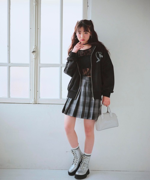 repipi armario(レピピ アルマリオ)の「レースプチハイメロウトップス(その他トップス・キッズ・ブラック/アイボリー・MEDIUM/SMALL/LARGE)」の5枚目の写真