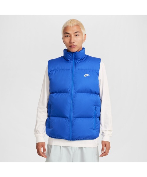 NIKE（ナイキ）の「ナイキ NIKE ナイキ TF クラブ パファー ベスト（ベスト・メンズ・ブルー/ブラック・LL/3L/S/M/L）」の5枚目の写真