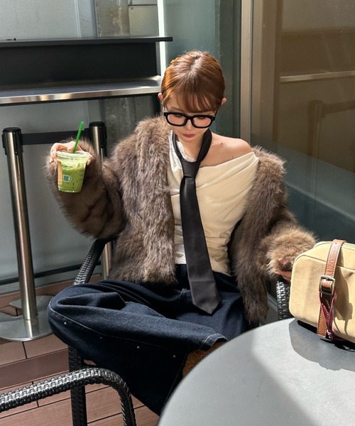 RAY CASSIN（レイカズン）の「ダブルジップファーブルゾン（ブルゾン