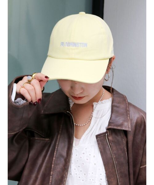 Ungrid（アングリッド）の「エンブロイダリーロゴキャップ（キャップ・レディース・ブルー/イエロー/アイボリー/レッド・FREE）」の8枚目の写真