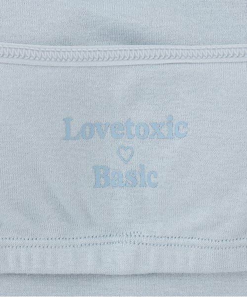 LOVETOXIC（ラブトキシック）の「【ベーシック】【綿100％】パッドつきキャミソール（タンクトップ・キッズ・オフホワイト/サックスブルー/ピンク/ブラック/モカ・L:160cm/S:140cm/M:150cm/LL(170cm)/130cm）」の10枚目の写真