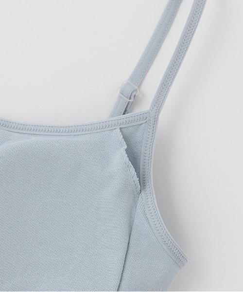 LOVETOXIC（ラブトキシック）の「【ベーシック】【綿100％】パッドつきキャミソール（タンクトップ・キッズ・オフホワイト/サックスブルー/ピンク/ブラック/モカ・L:160cm/S:140cm/M:150cm/LL(170cm)/130cm）」の11枚目の写真