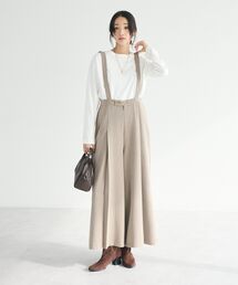 CRAFT STANDARD BOUTIQUE | ベルト付きオールインワン(その他パンツ)