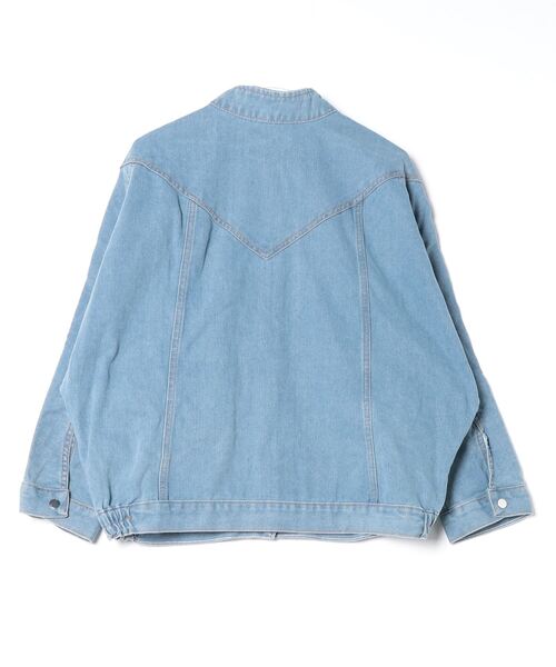 セール】モックネックドルマンGジャン/オーバーサイズGジャン/デニム