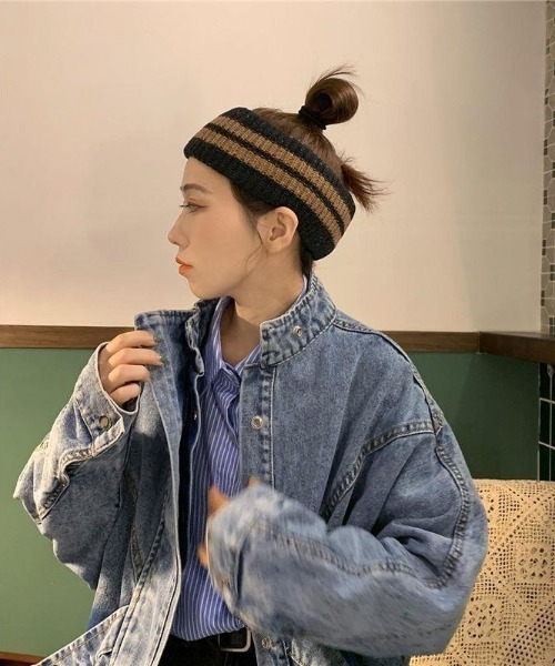 セール】モックネックドルマンGジャン/オーバーサイズGジャン/デニム